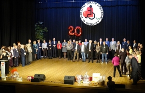 Wspólne zdjęcie na scenie